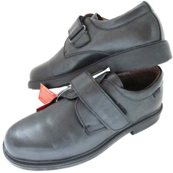 Blúcher Colegial Velcro de Piel modelo 2240C01 en color negro