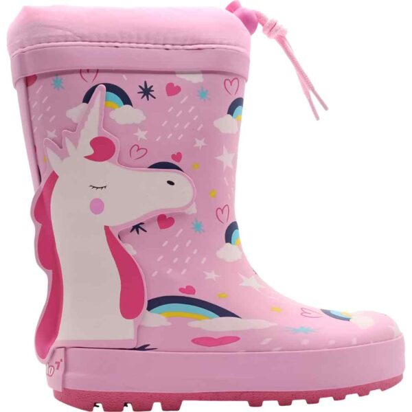 Botas de agua Unicornio Crecendo modelo 2448 en color fuxia