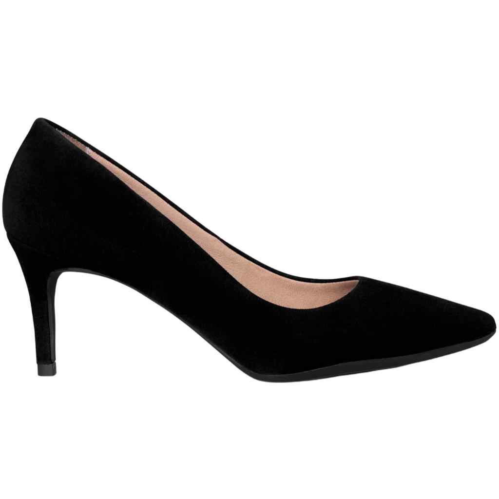 Zapato de Salón para Mujer Stiletto de Ante miMao modelo 24007 en color negro