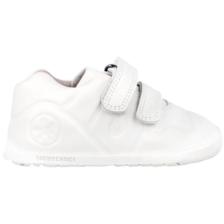 Deportivas de Piel primeros pasos Biomecanics modelo 241160 en color blanco