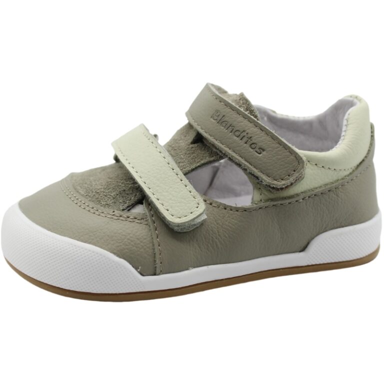Sandalias Respetuosas de piel Popa Blanditos modelo POPA en color verde
