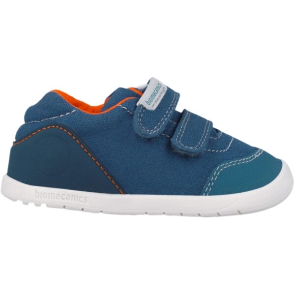 Zapatillas de lona respetuosas velcro Biomecanics modelo 252504 en color marino