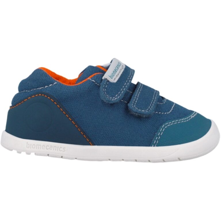Zapatillas de lona respetuosas velcro Biomecanics modelo 252504 en color marino