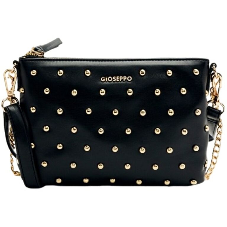 Bolso Bandolera Tachas Norwell GIOSEPPO modelo 75502 en color negro