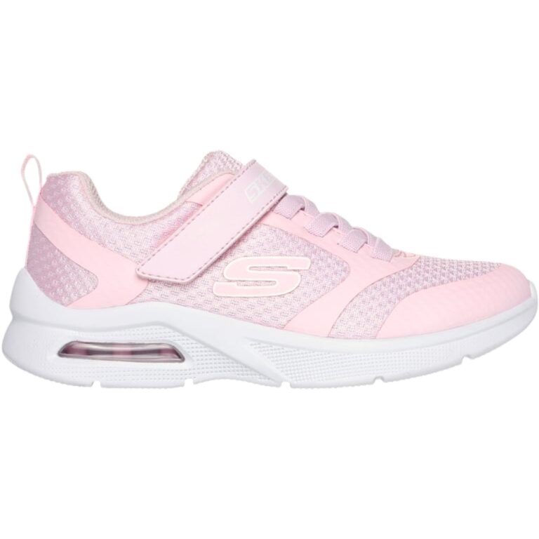 Deportivas Velcro Textil Skechers modelo 303573L en color rosa palo