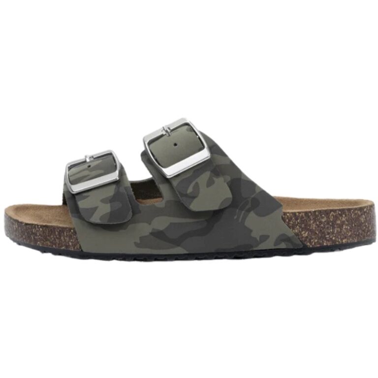 Sandalias Bio Alemanas para niños Isotoner modelo 99547 en color camuflaje