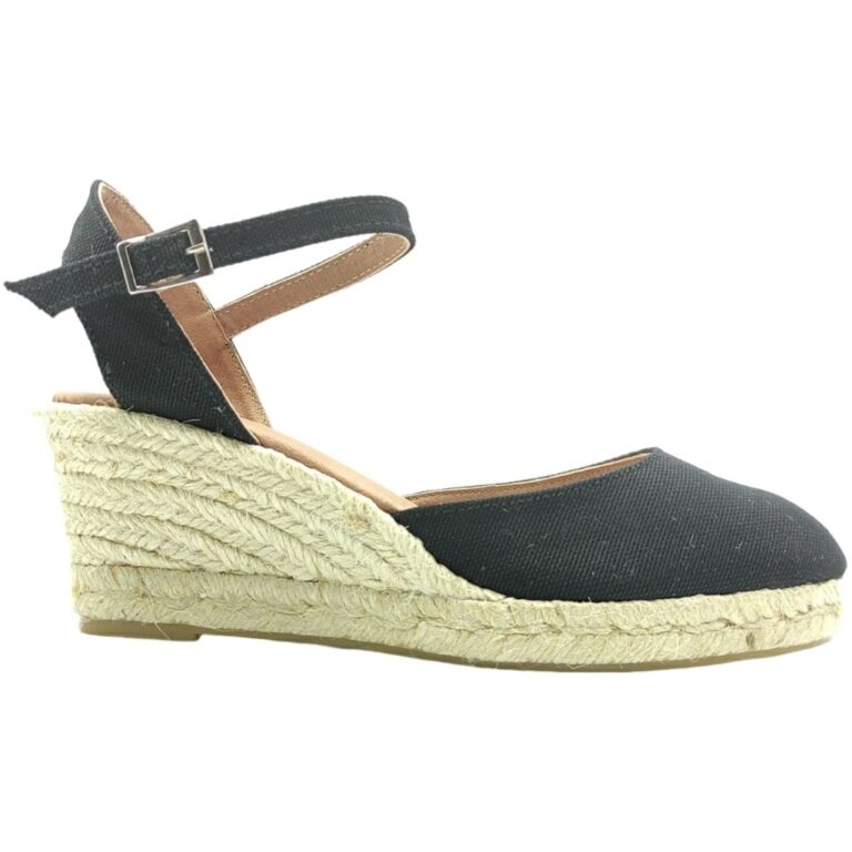 Alpargatas de Lona De Pablos modelo 53S5 en color negro