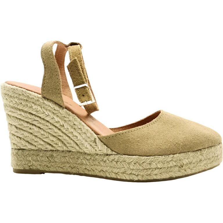 Alpargatas de Mujer Serraje De Pablos modelo 253VD7 en color arena