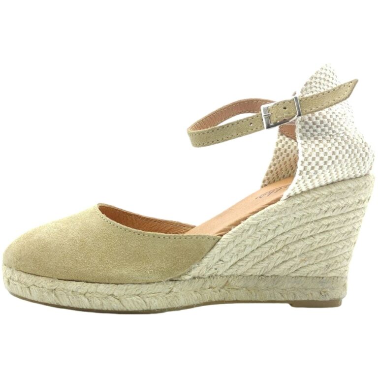 Alpargatas de Mujer Serraje De Pablos modelo 52S7SERR en color arena