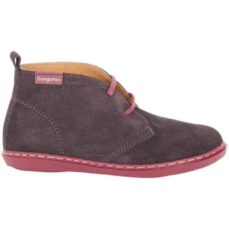 Bota de Serraje Conguitos modelo 28701 en color gris