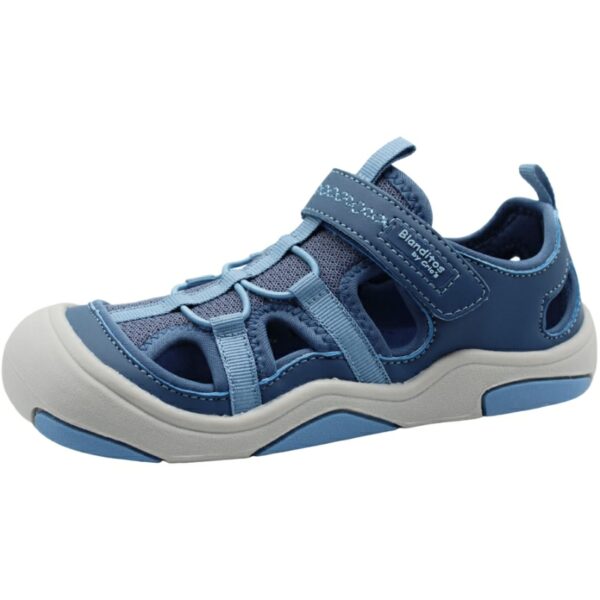 Cangrejeras de Lona Sport Barefoot Blanditos modelo OLIMPO en color azul