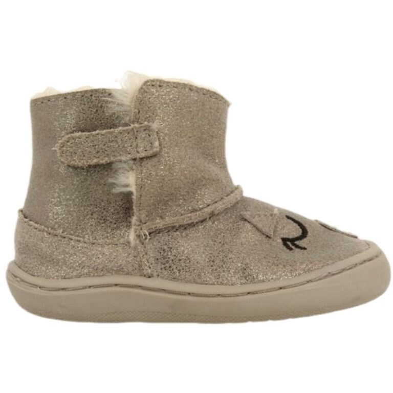 Botita Serraje Forrada Barefoot Levoca GIOSEPPO modelo 73554 en color gris