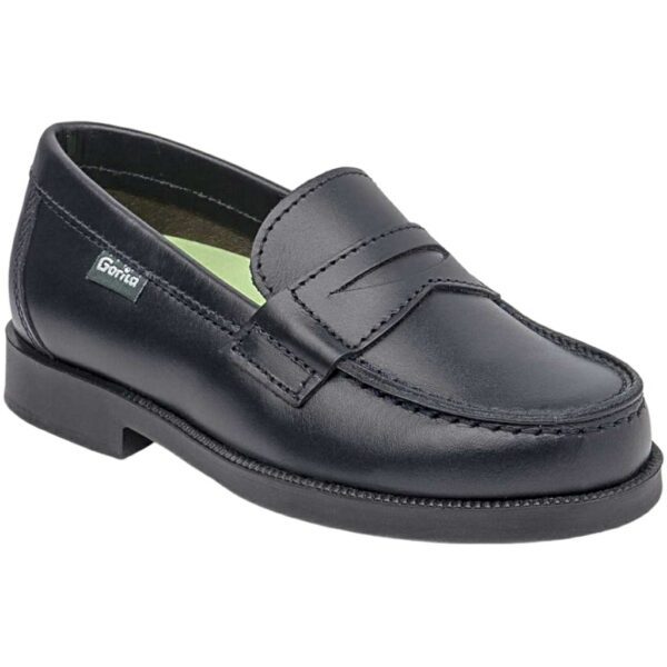 Mocasín de Piel Mate Gorila modelo 1502 en color marino