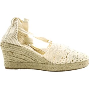 Alpargatas Encaje Cintas De Pablos