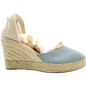 Alpargatas de Cintas Serraje Plataforma