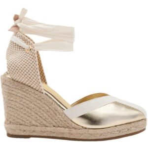 Alpargatas de yute con cintas acabado en V Azarey