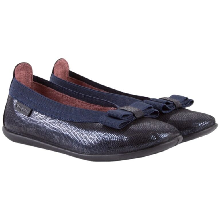 Bailarina Lazo Conguitos modelo 26545 en color marino
