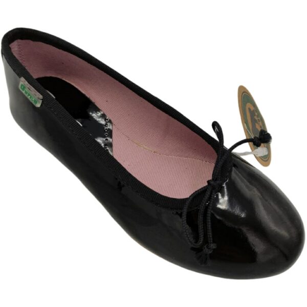 Bailarinas Niña Piel Gorila modelo 24200 en color negro