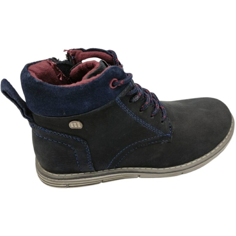 Botas Mustang con Cremallera modelo 47908 en color marino