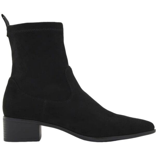 Botín Serraje Elástico con Tacón Bajo Nyrex modelo 539K656 en color negro