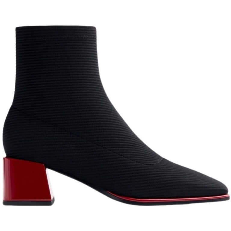 Botines Elásticos con cremallera Inger GIOSEPPO modelo 76713 en color negro