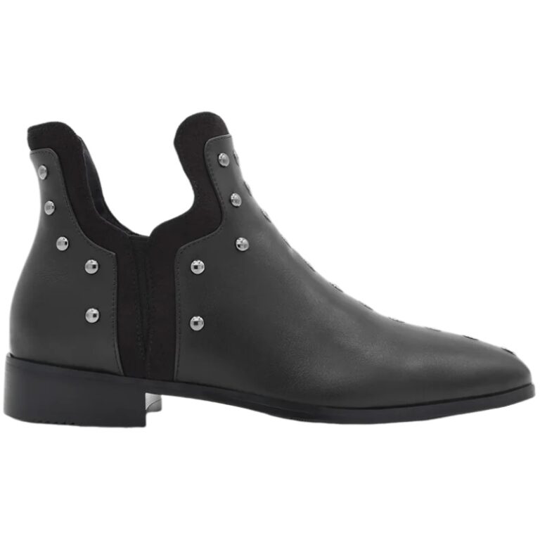 Botines con Tachas Elásticos Tazón Azarey modelo 462K103 en color negro