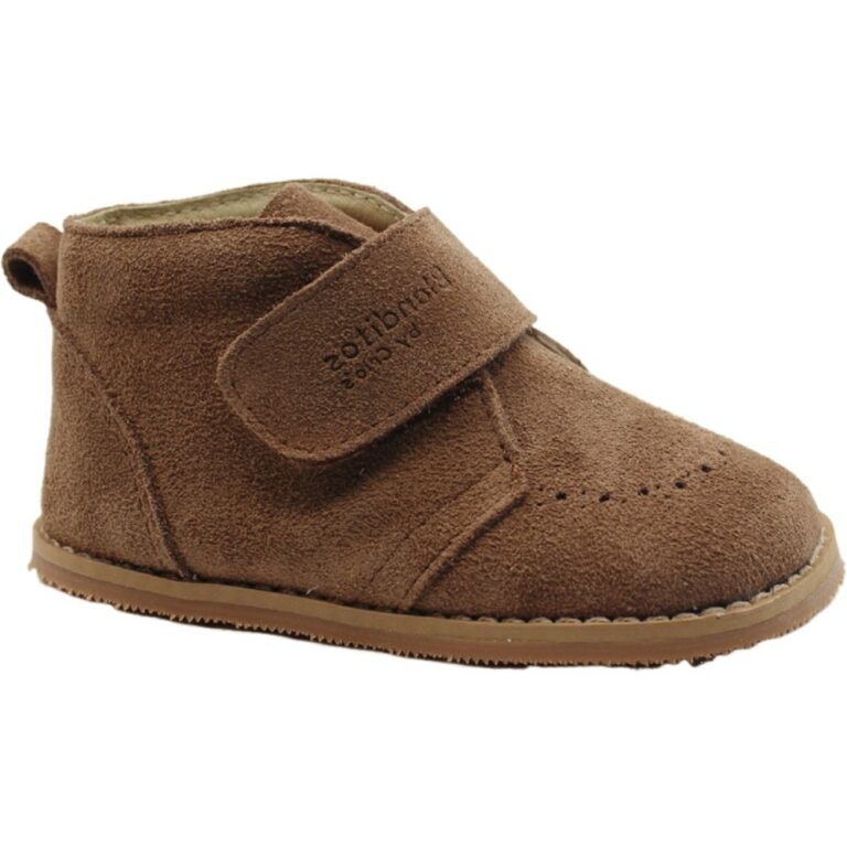 Botitas de serraje picado Respetuosas Blanditos modelo TURIN en color vison