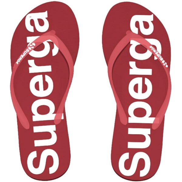 Chanclas Superga Dedo Classic modelo S5113BW en color rojo