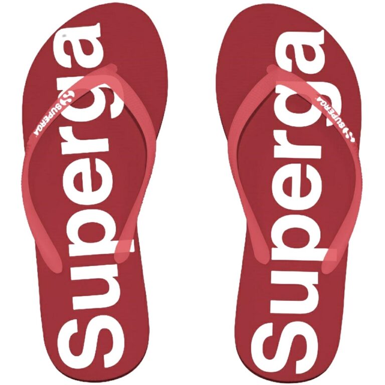 Chanclas Superga Dedo Classic modelo S5113BW en color rojo