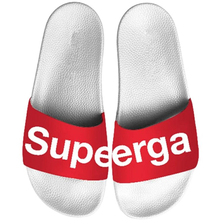 Chanclas Superga Slippers modelo S111 en color rojo