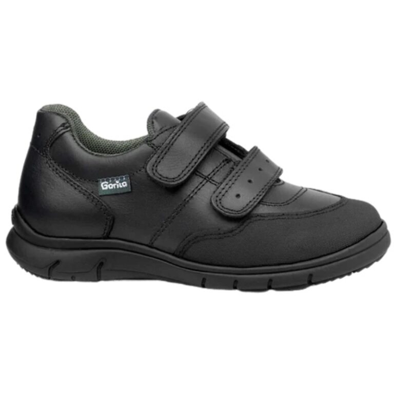 Colegial Reforzado Velcro dos Gorila modelo 33601 en color negro