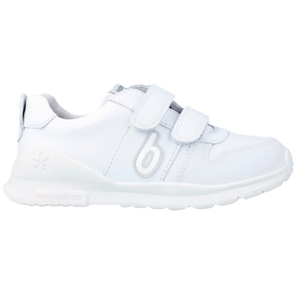 Deportivas Colegiales de Piel Biomecanics modelo 231005 en color blanco