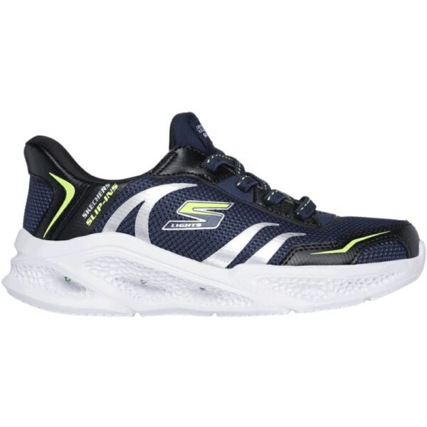 Deportivas con luces Slip-Ins Meteor Skechers modelo 403848L en color marino