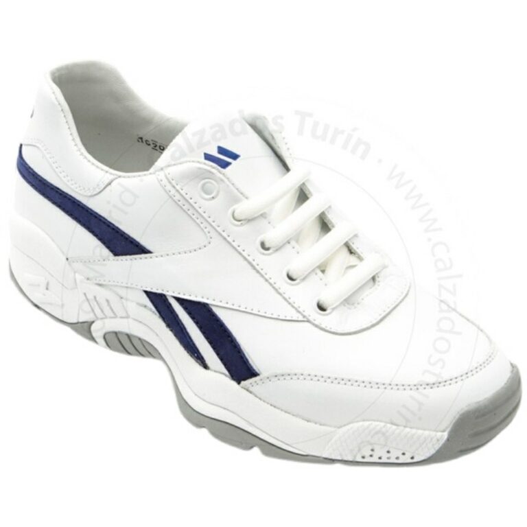 Deportivo Cordones Piel de Mendivil modelo 36920 en color blanco