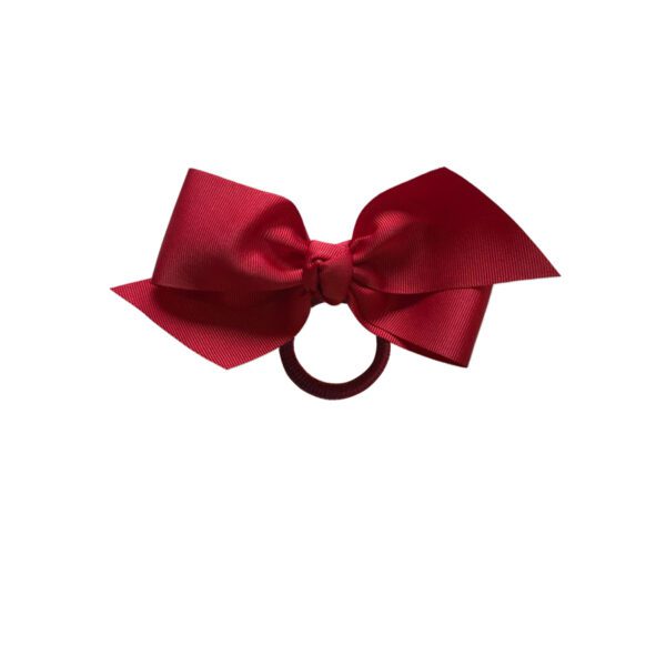 Goma Coletero Lazo para Niña Cuini modelo 57448 en color rojo