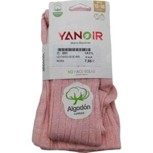 Leotardos 98% Algodón con canalé para bebé