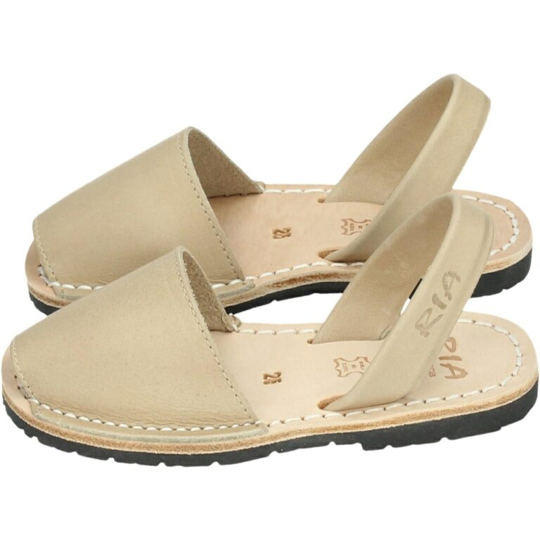 Menorquina Ibicenca Ria de Piel modelo 20002 PICASSO en color beige