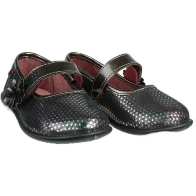 Merceditas Niña Flor Multipunto Osito modelo 10269 en color marino