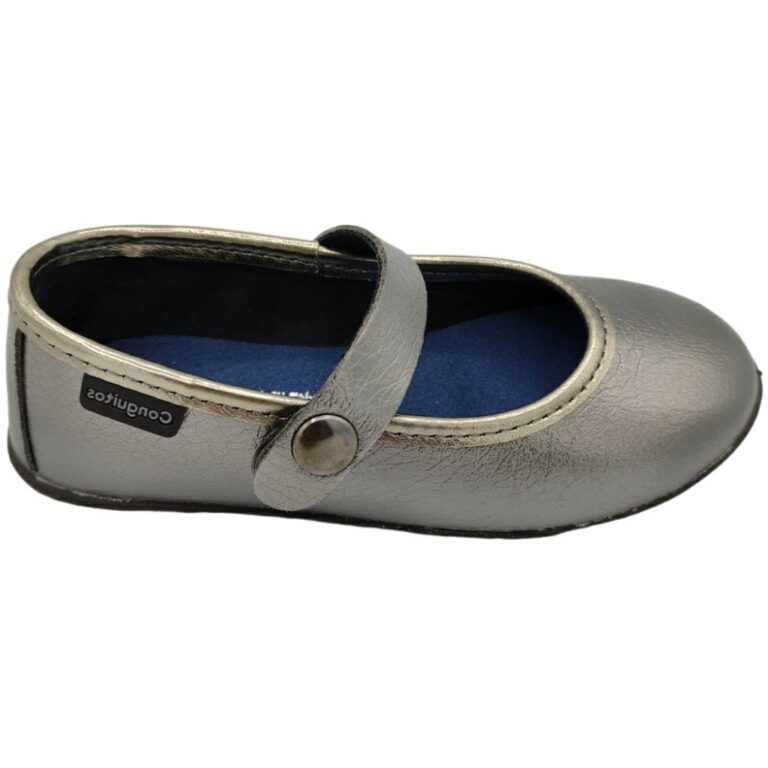 Merceditas Niña Keira Conguitos modelo 26502 en color plata