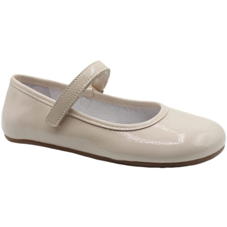 Merceditas Respetuosas De Piel Blanditos By Crios modelo BALLET en color marfil