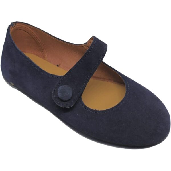 Merceditas Serraje Velcro Soft modelo 900 en color marino