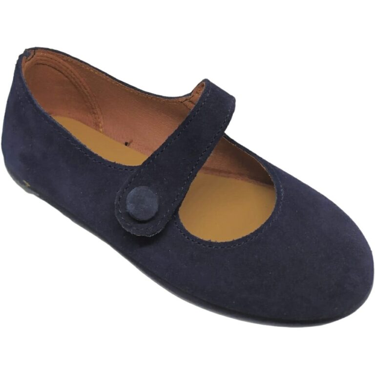 Merceditas Serraje Velcro Soft modelo 900 en color marino