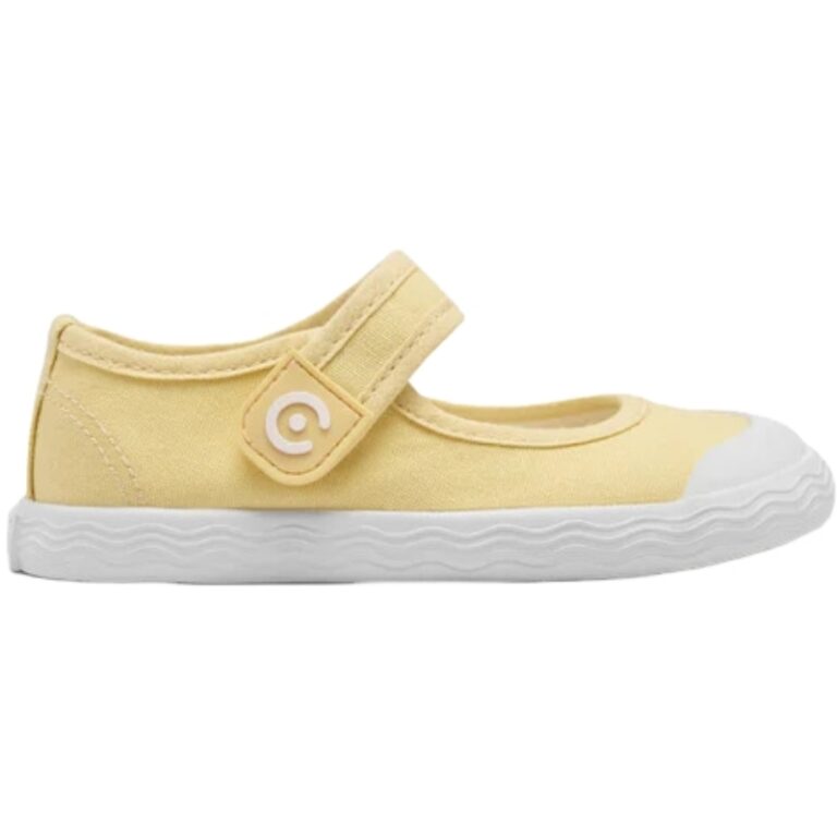Merceditas de Lona con velcro y puntera Conguitos modelo COSH335001 en color amarillo