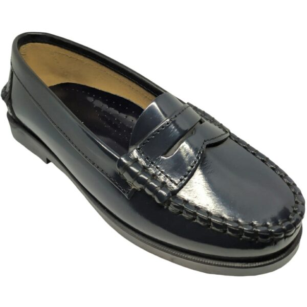 Mocasín de Piel modelo N4401 en color marino