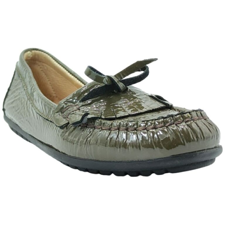 Mocasines Thousand de Charol para Niña modelo BAFLE en color gris