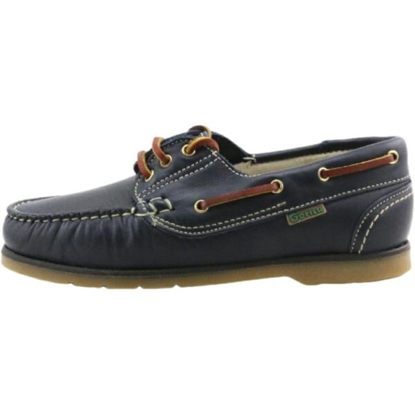 Náuticos de Piel Callaghan Gorila modelo 23006 en color marino