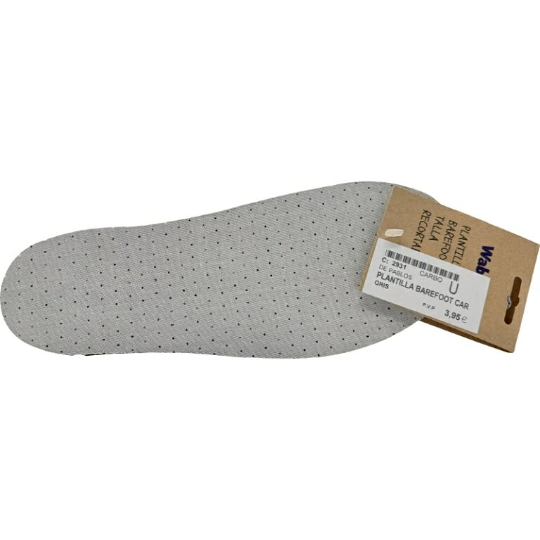 Plantillas recortables Barefoot carbono modelo CARBONO BARE en color gris