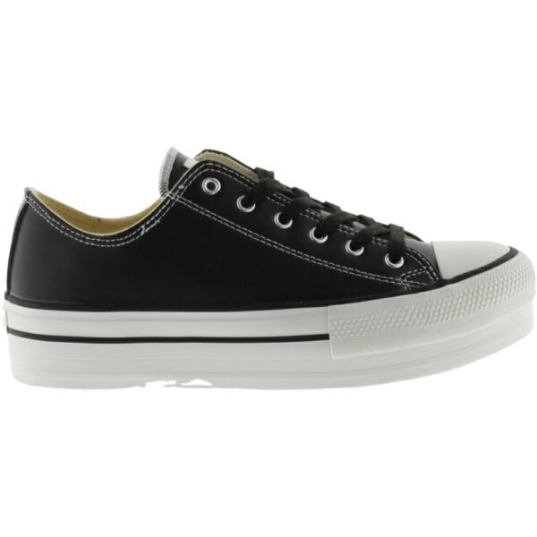 Plataforma Victoria Piel Vegana Tribu modelo 1061106 en color negro