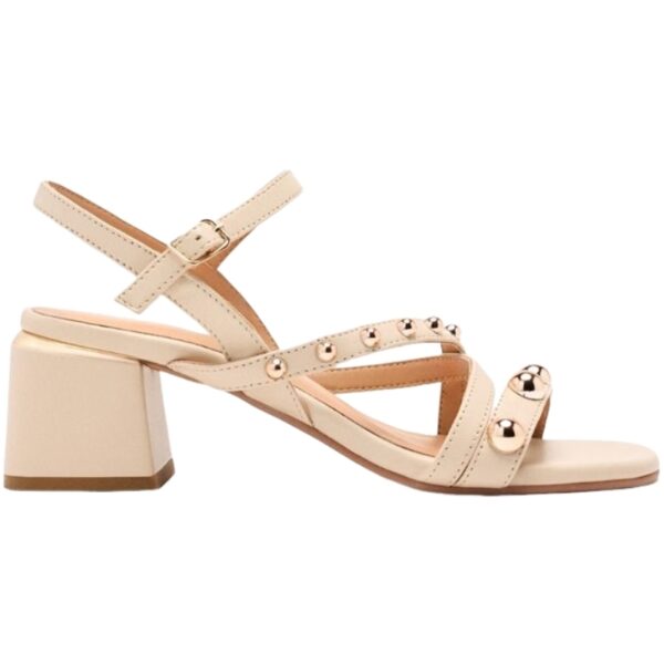Sadalias Tacón Tachas Cruz GIOSEPPO modelo 75196 en color beige