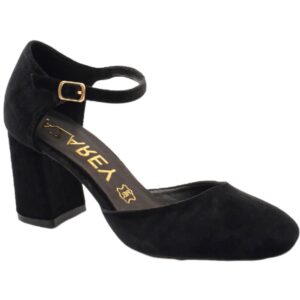 Salón con Tacón punta redonda Terciopelo Azarey